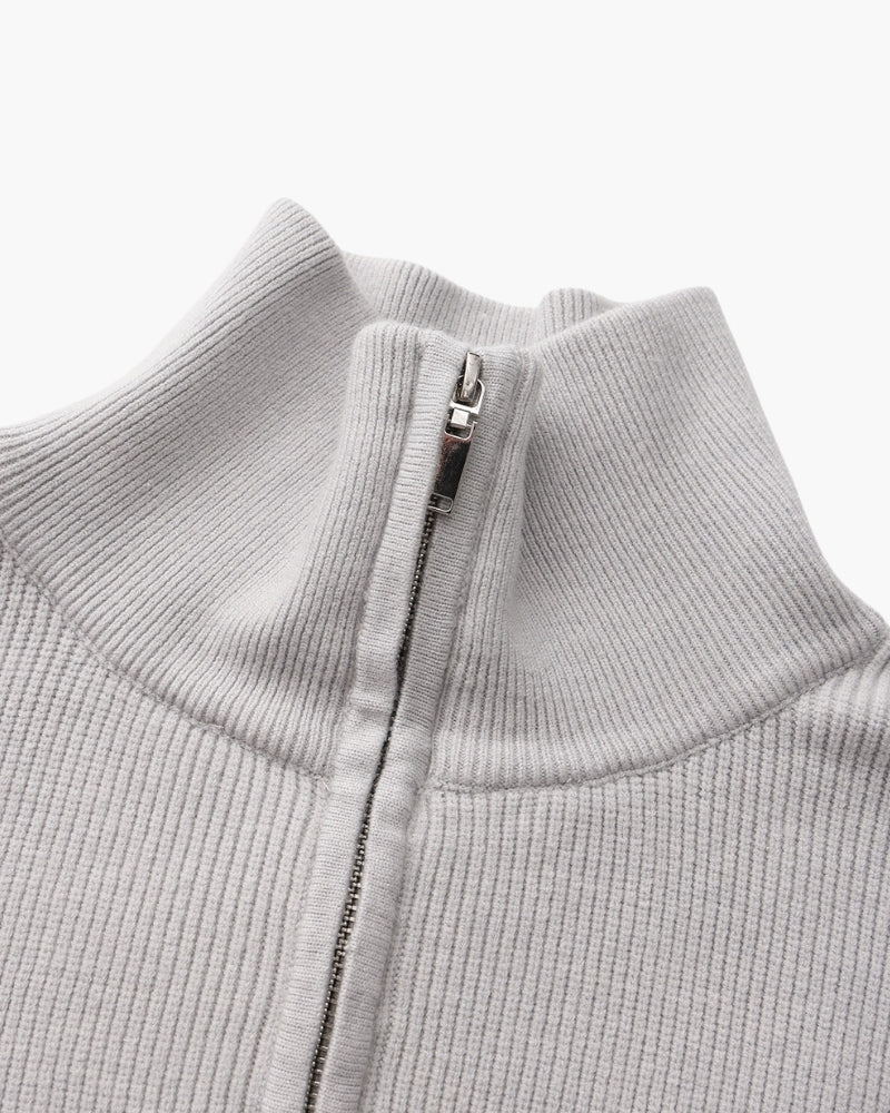 Refined Half-Zip Knit Pullover