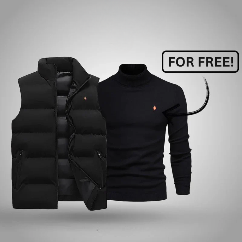 Men's  Vest + Free Sweater (Clearance)
