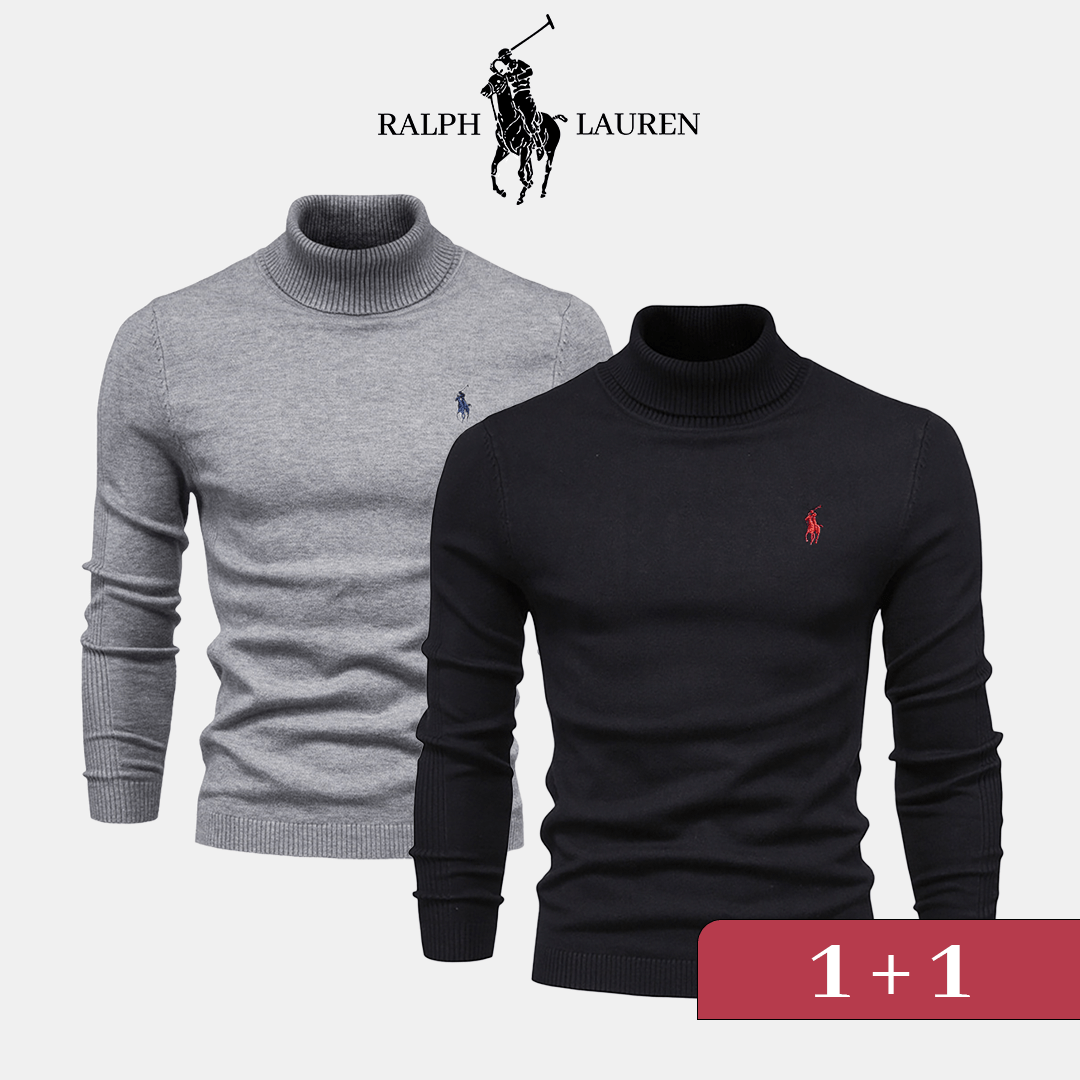 Eleganter Rollkragenpullover R&L 1+1 – Jetzt im Lagerverkauf erhältlich!