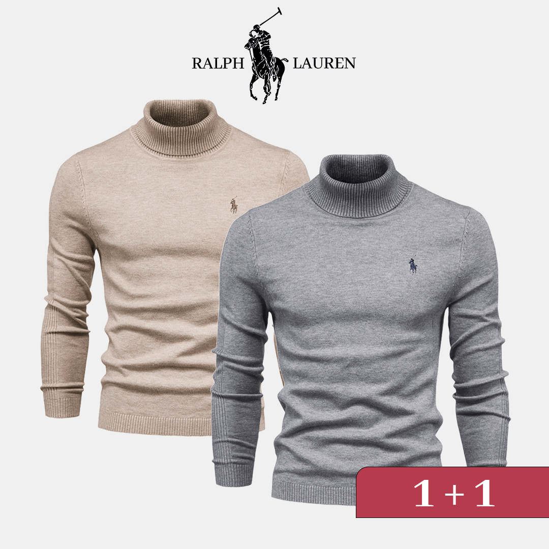 Eleganter Rollkragenpullover R&L 1+1 – Jetzt im Lagerverkauf erhältlich!