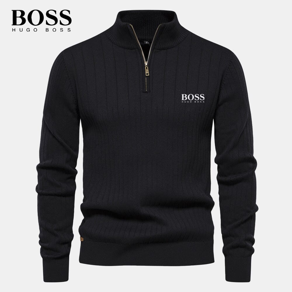 Stylish men's sweater with zipper – now at a special price!